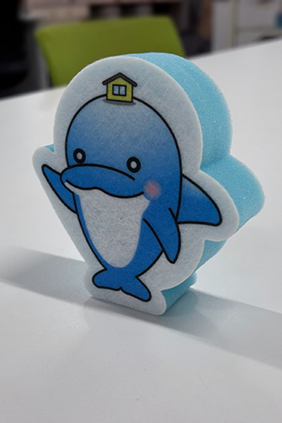 キッチンスポンジ 斜めの画像