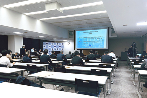 「建築業の未来」講演会 会場の写真