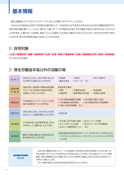 官公庁採用案内サンプル画像