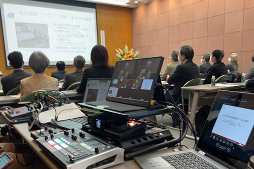 2022年度 深田賞授賞式・記念講演 機材の写真